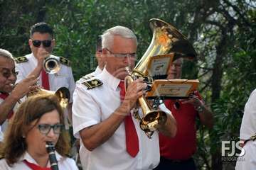 Procesión de Santa Agueda y la Virgen de Lourdes en Telde (Foto Francisco Javier Santana)